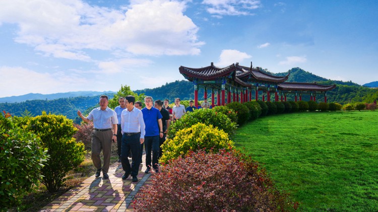 甘肅省自然資源廳黨組書記、廳長丁巨勝到金徽股份指導工作